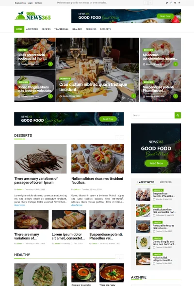 Nutrition newspaper script demo