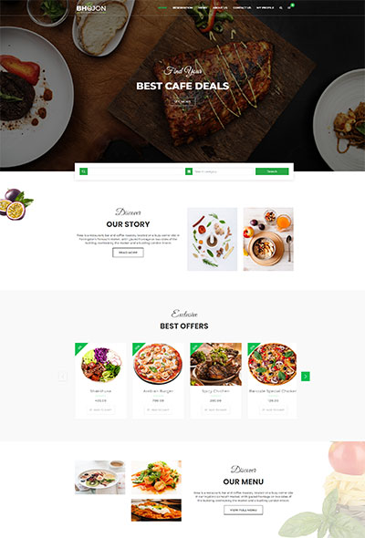 Bhojon Default Theme